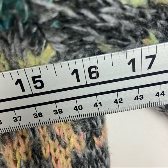 American Eagle Mohair Wool Fair Isle Sweater Knit Boho Womens Size‎ Small Y2K - Picture 11 of 13